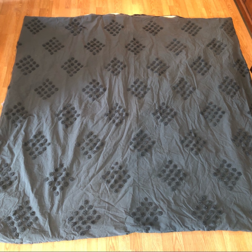 Urban Outfitters Tufted Geo Duvet Cover Size Full